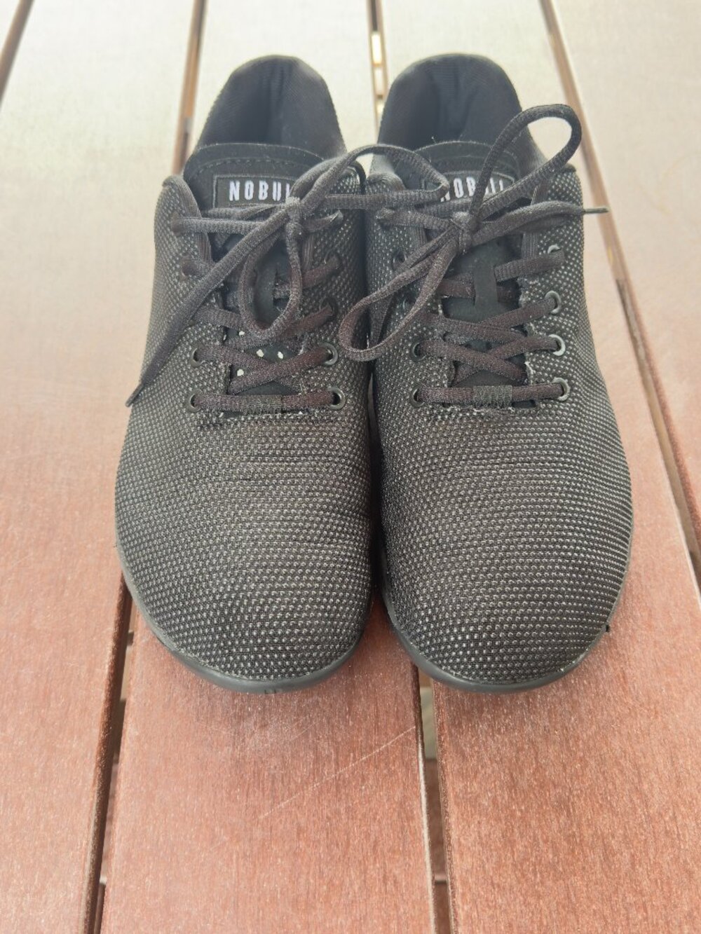 No Bull Outwork blackout shoes in size 12
